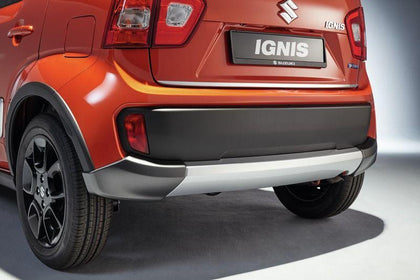 Suzuki Ignis Rear Skid Plate, Black & Silver