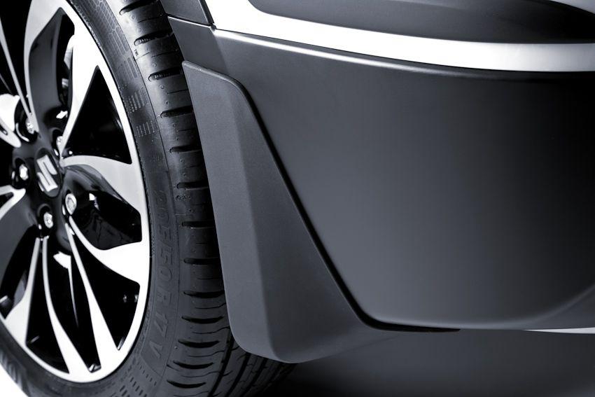 Suzuki SX4 S-Cross Moulded Rear Mudflap Set (Black)