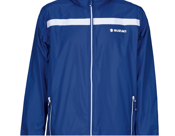 Suzuki Team Blue Rain Jacket Anthony Betts Suzuki