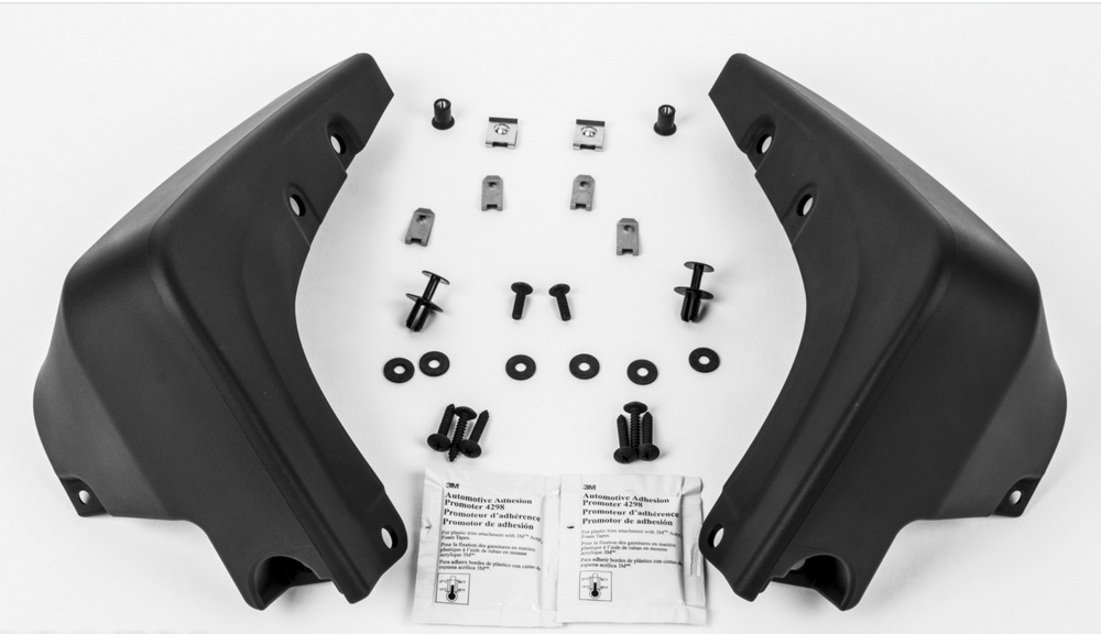 Suzuki SX4 S-Cross Moulded Front Mudflap Set (Black)