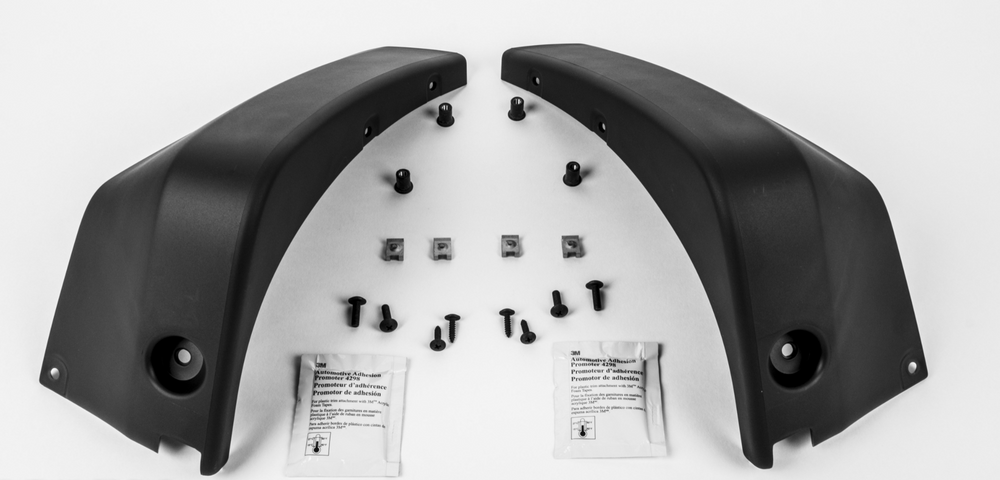 Suzuki SX4 S-Cross Moulded Rear Mudflap Set (Black)