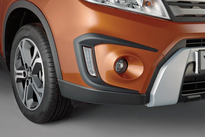 Suzuki Vitara Front Bumper Moulding Set, Black