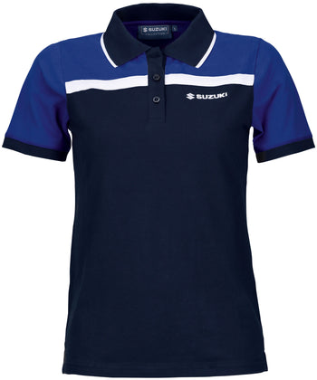 Suzuki Team Blue Polo Shirt Ladies'