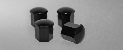 Suzuki Black Wheel Nut Cover Set