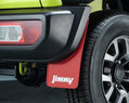 Suzuki Jimny Mudflap Set - Rear, Flexible - Red