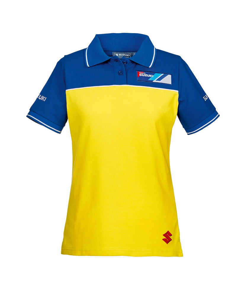 Team Yellow Polo Shirt Ladies'