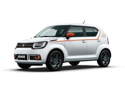 SUZUKI SIDE BODY DECAL SET ORANGE - IGNIS 2016 ONWARDS