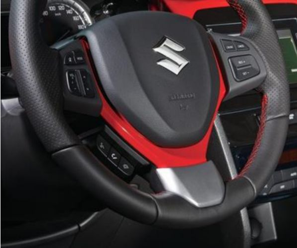 Suzuki Vitara Steering Wheel Coloured Trim - Red Or Blue